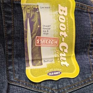 Old Navy boot cut stretch jeans **NWT**